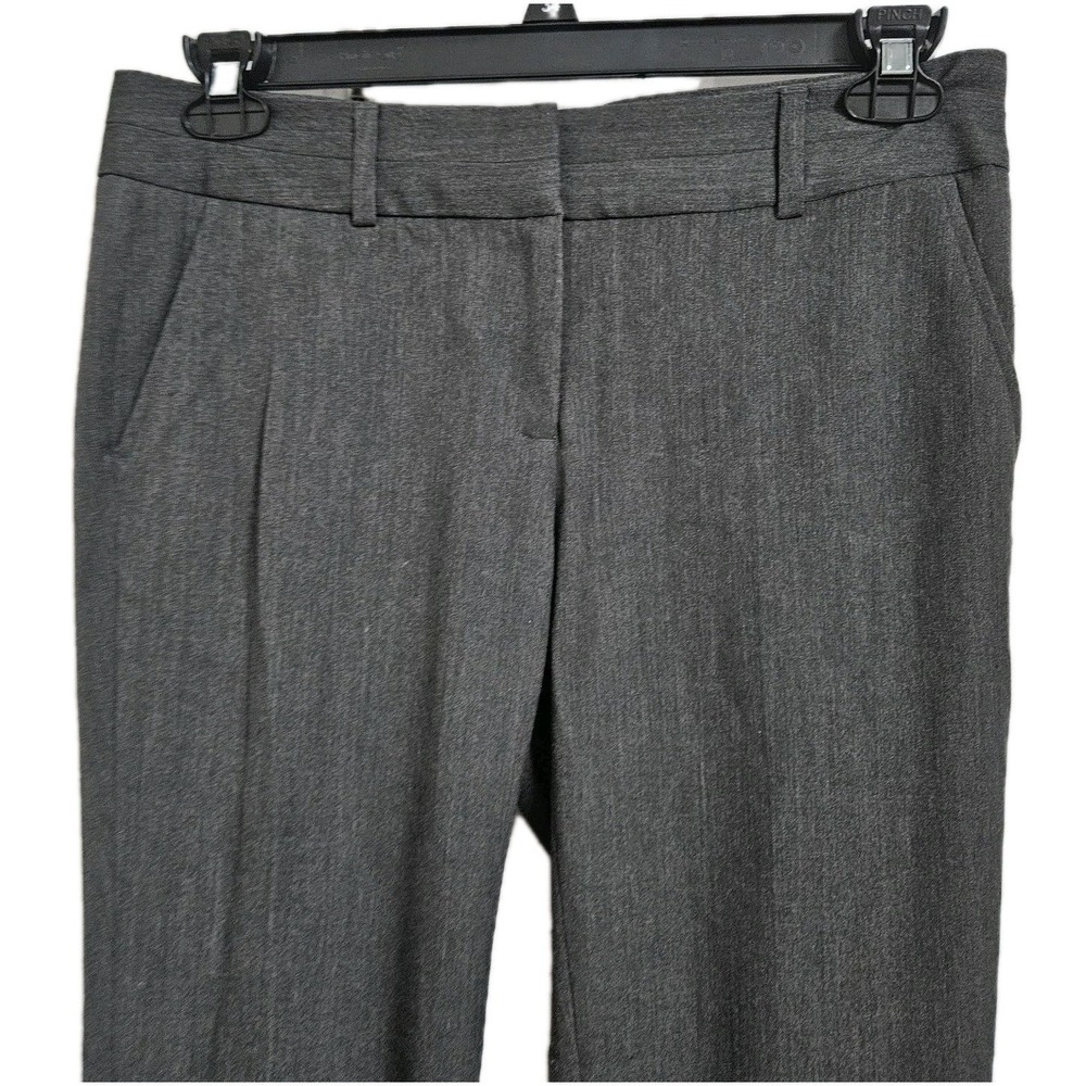 Michael Kors Dress Pants Women 4 Gray Slim Trousers Stretch Office Workwear Note